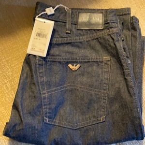 Armani men's dark blue jeans